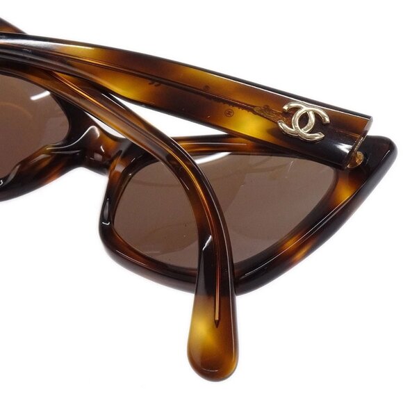 Chanel Sunglasses Eyewear Brown Small Good 01943 91235 186919